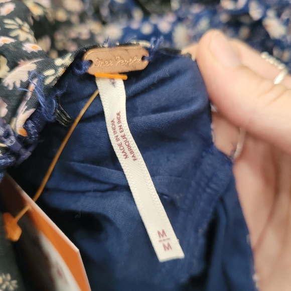 Free People Blue Floral Midi Dress - Picture 6 of 7